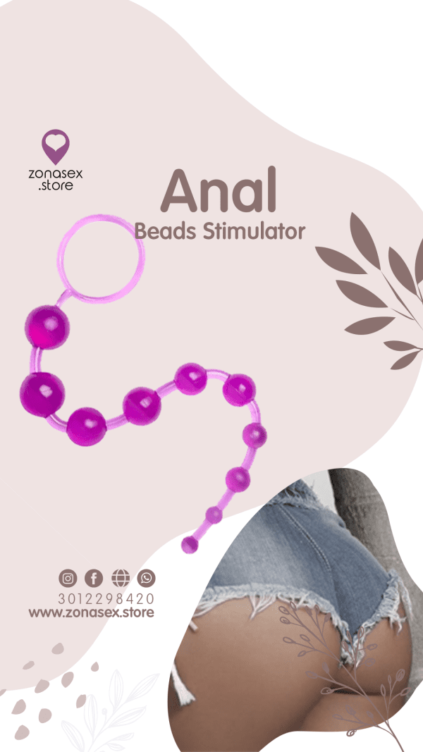 Anal beads stimulator