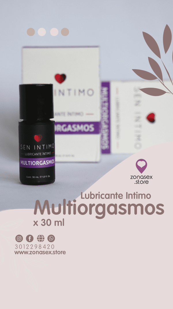 Lubricante Intimo Multiorgasmos x 30 ml