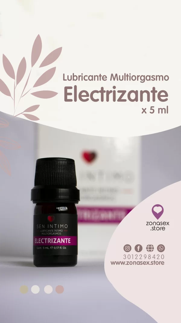Lubricante Multiorgasmos Electrizante x5 ml